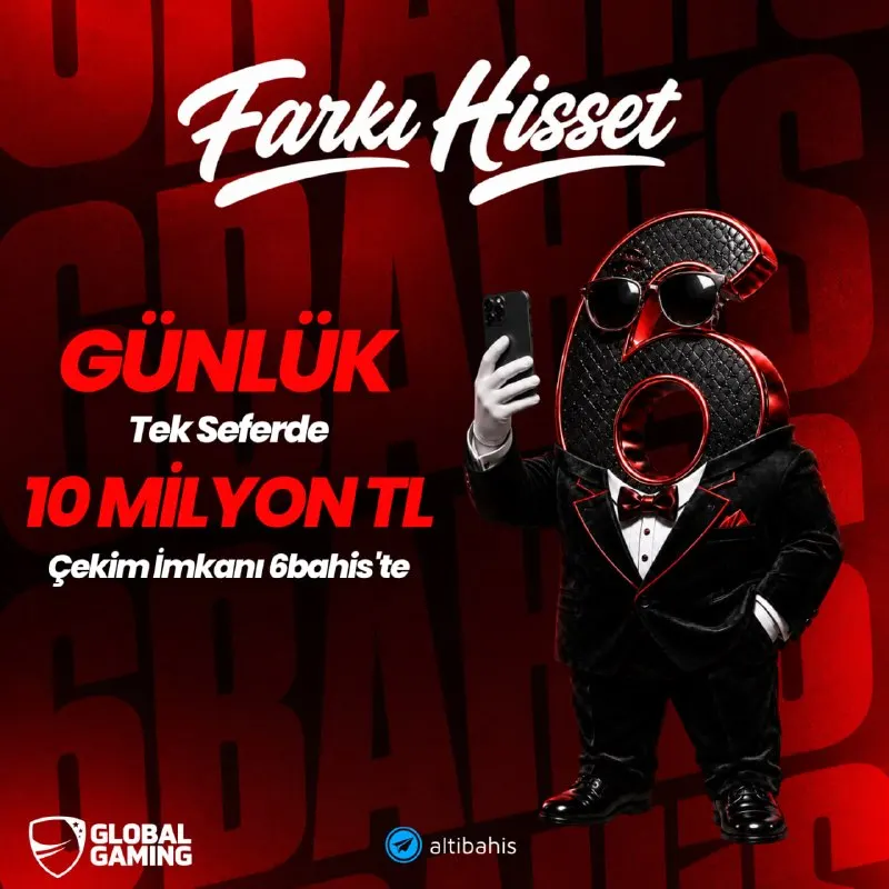 6bahis Telegram: ✅Kazancın adresi 🤩bahis’te çekimin beklemez 🔸Günlük 10 milyon TL çekim imkanı…
