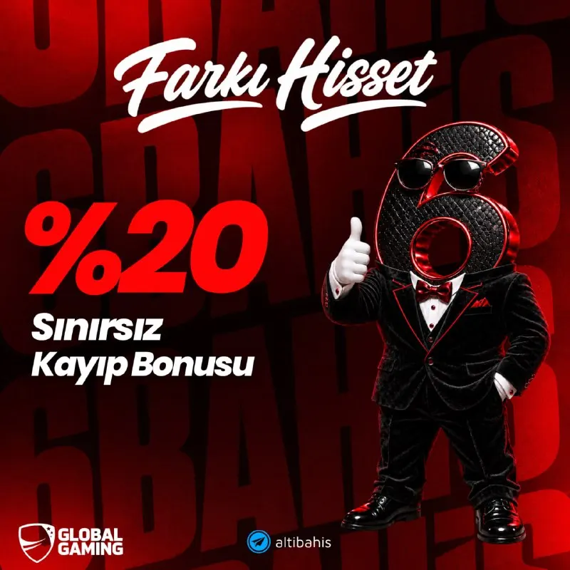 6bahis Telegram: ✅Kayıp yaşansa da avantaj 🤩bahis’te seninle 🔸Tüm üyelerimize özel %20 casino…