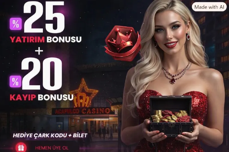 Acapulco Casino Telegram: 👑 ŞAMPİYONLAR LİGİ VE UEFA LİGİNE ÖZEL %25 BONUS + %20 KAYIP BONUSU! 💰 SADECE…