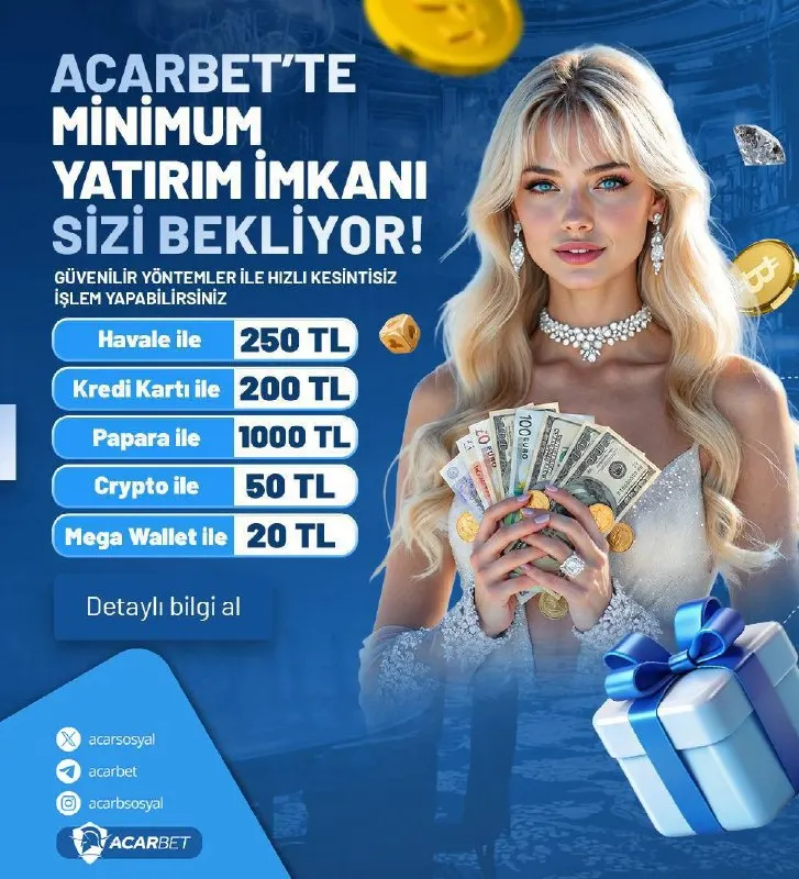 Acarbet Telegram: Yatırımda cesur adımınızı atın, Acarbet'te minimum yatırım fırsatını…