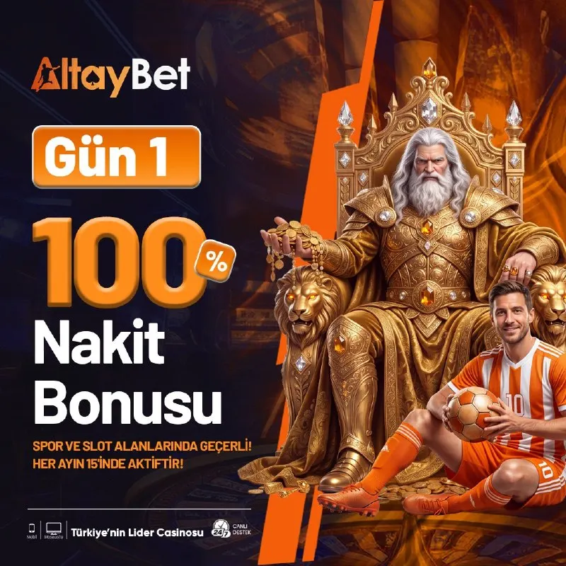 Altaybet Telegram: 💸 ALTIN BAŞLANGIÇ ALTAYBET’TE! ❤️ 3 günlük Altın Günleri etkinliğimizin ilk…