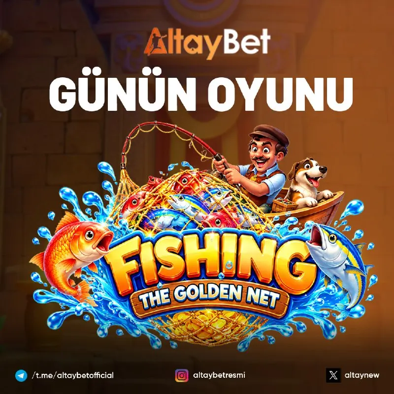 Altaybet Telegram: 👑 AltayBet Günün Kazandıran Oyunu 🕹 FİSHİNG THE GOLDEN NET 🕹 📱ALTAYBET GÜNCEL…
