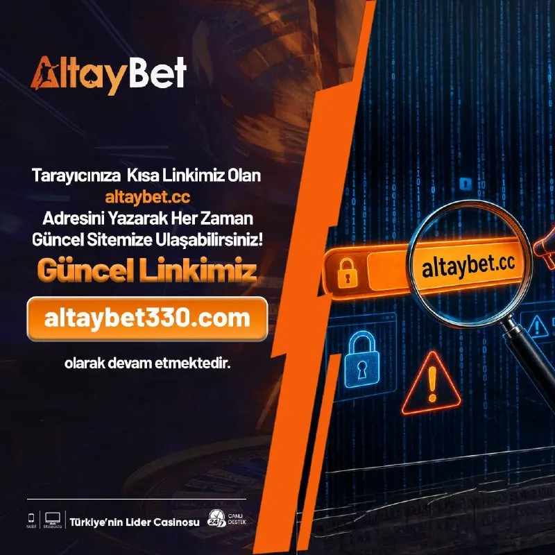 Altaybet Telegram: ✅Güncel Giriş Adresimiz! ❔ www.altaybet330.com ✅GÜNCEL GİRİŞ ADRESİMİZ…