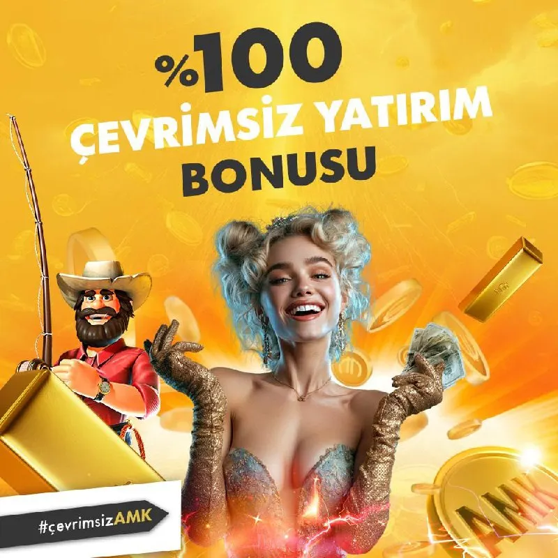 AMKBet Telegram: ⭐️Minimum 100₺ yatırımınıza günde 1 defa yararlanabilirsiniz 🔥 %100 Çevrimsiz…