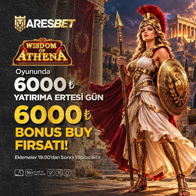 Aresbet Telegram: 🎰 Aresbet'e Özel 6.000₺ Bonus Buy Fırsatı 🎰 💰Wisdom Of Athena Oyununda Geçerli…