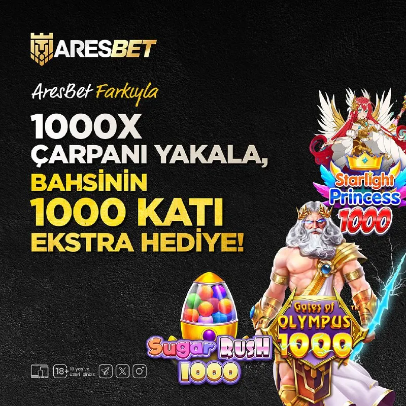 Aresbet Telegram: 🔥 Aresbet'te 1000X Çarpanı Yakala, Bahisinin 1000 Katı Ekstra Hediye🔥 💎 Geçerli…
