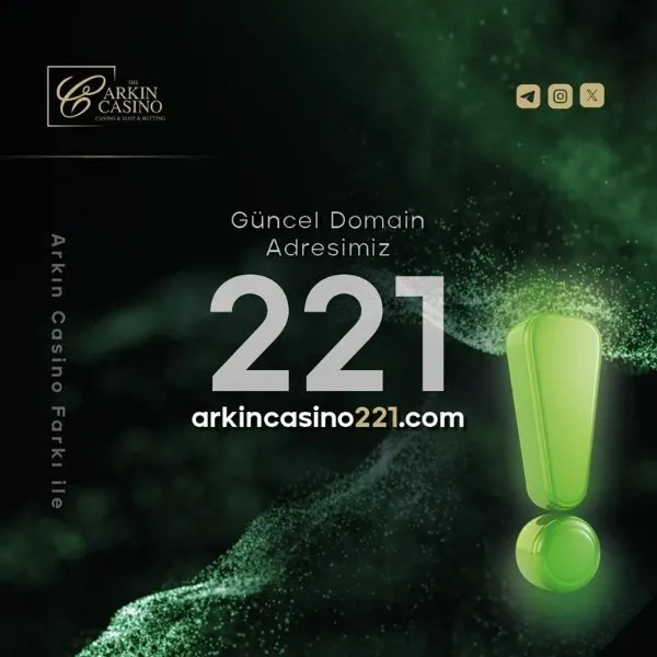 Arkın Casino Telegram: Güncel adresimiz ; https://www.arkincasino221.com Tüm üyelerimize bol şanslar…