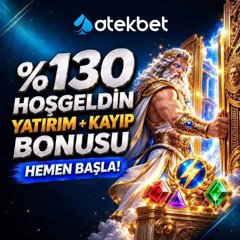 Atekbet Telegram: 😉😚😉☺️☺️😉☺️ ✨ Atekbet’ten Büyüleyici Fırsat! 🎰 %130 YATIRIM + KAYIP HOŞ GELDİN…