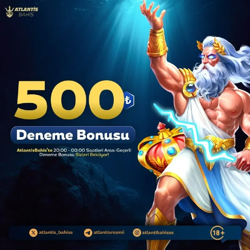 Atlantis Bahis Telegram: 🎁 AtlantisBahis’te 👑👑👑 👑 DENEME BONUSU seni bekliyor! 💸 Üye ol 🎯 Bonusunu al 🔥…