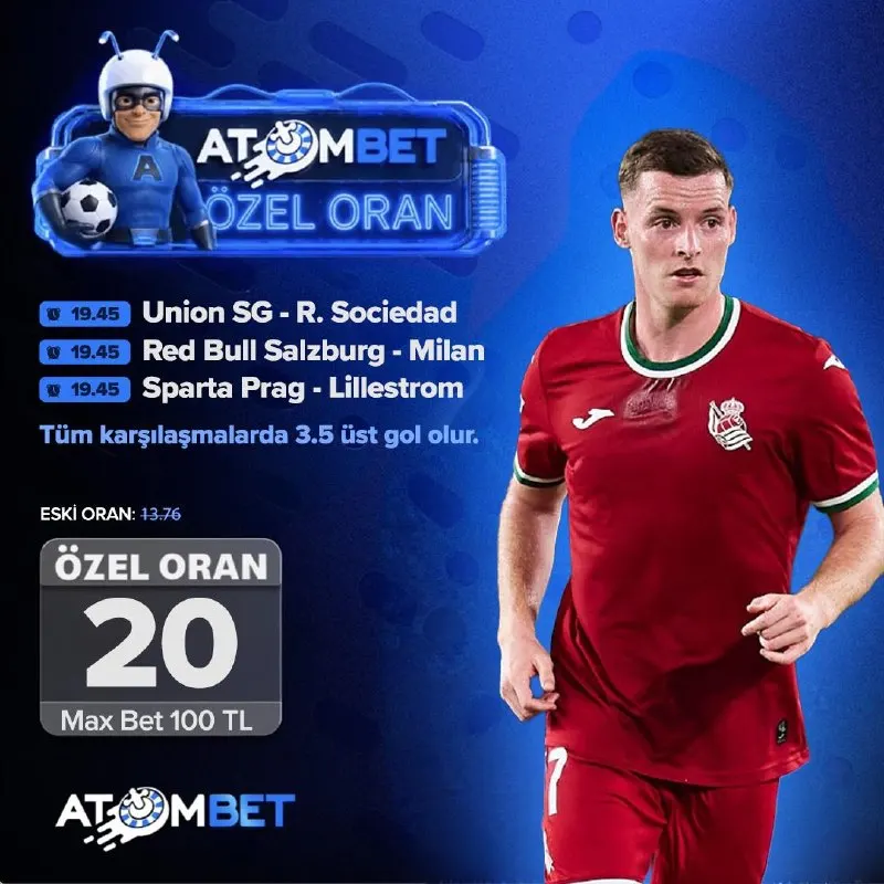 Atombet Telegram: 🧡 Union SG - R. Sociedad ⏳ 19.45 🧡 Red Bull Salzburg - Milan ⏳ 19.45 🧡 Sparta…