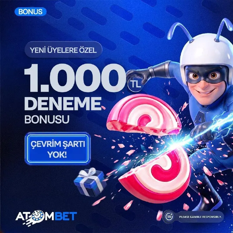Atombet Telegram: 🎉 ATOMBET'TEN YENİ ÜYELERE ÖZEL FIRSAT! 🎉 🎅 1.000 TL değerinde nakit bonusu…