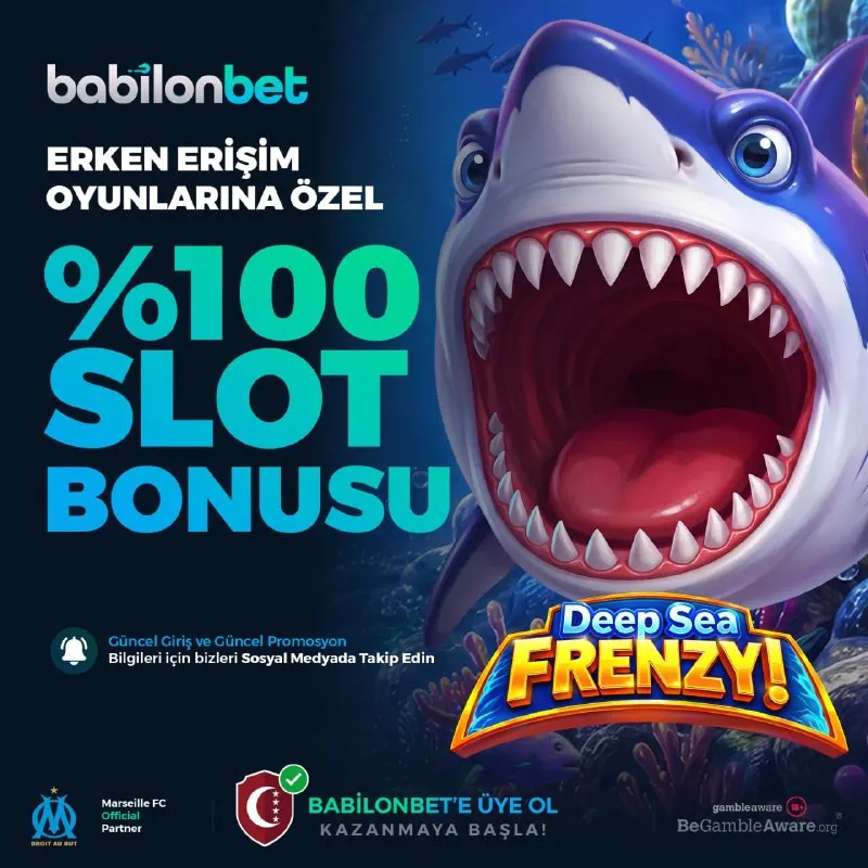 Babilonbet Telegram: 🏛️ABİ, BU SEFER BALIK TUTMAYA DEĞİL, FRENZY’YE GELDİK!🏛️ DEEP SEA FRENZY ile…