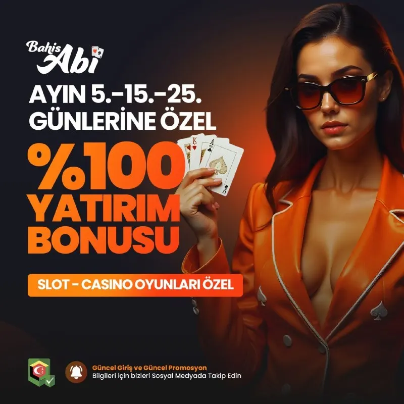 BahisAbi Telegram: 🚨 AYIN ÖZEL BONUS GÜNLERİ YİNE SENİNLE!🎉 ☄️AYDA SADECE 3 GÜN, KAZANÇ KAPILARI…