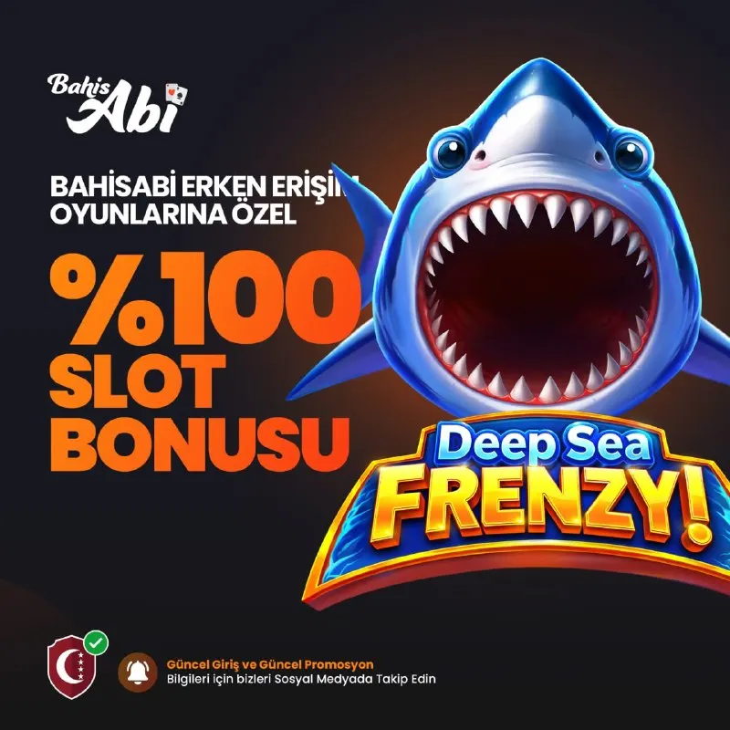 BahisAbi Telegram: 🧐ABİ, DENİZİN ALTINDA İŞLER KARIŞTI! DEEP SEA FRENZY başladı!🧐 Köpekbalıkları…