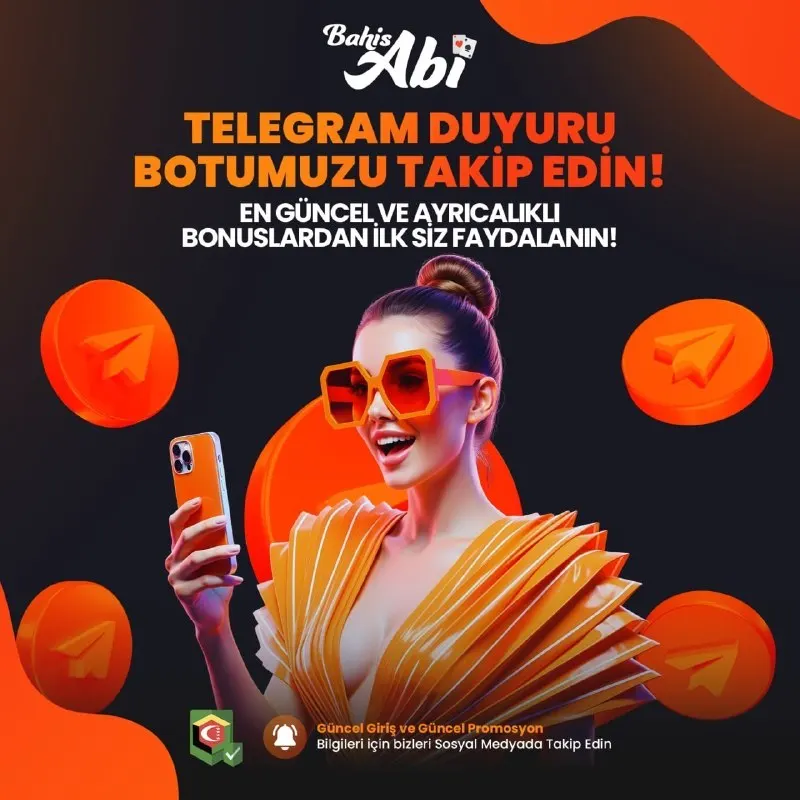 BahisAbi Telegram: BOTU ETKİNLEŞTİR, ÖZEL GELİŞMELERDEN HABERDAR OL! 📲TELEGRAM KAZANÇ 🚀DUYURU…