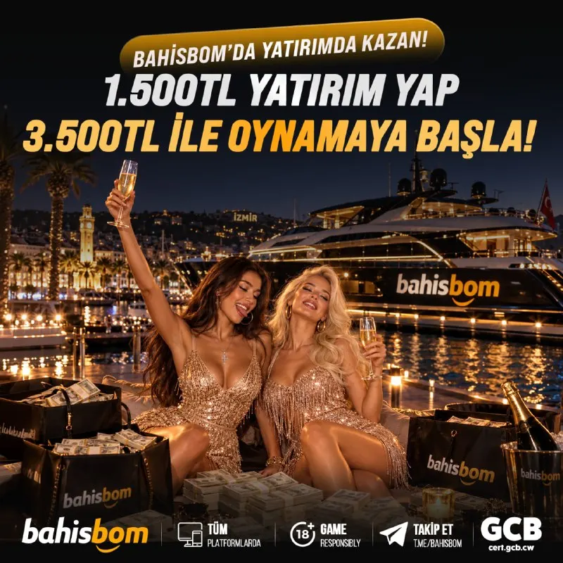 Bahisbom Telegram: ✨ BAŞLANGICINA EKSTRA GÜÇ KAT! ✨ 💰 1.500 TL yatırım yap, 3.500 TL toplam bakiye…