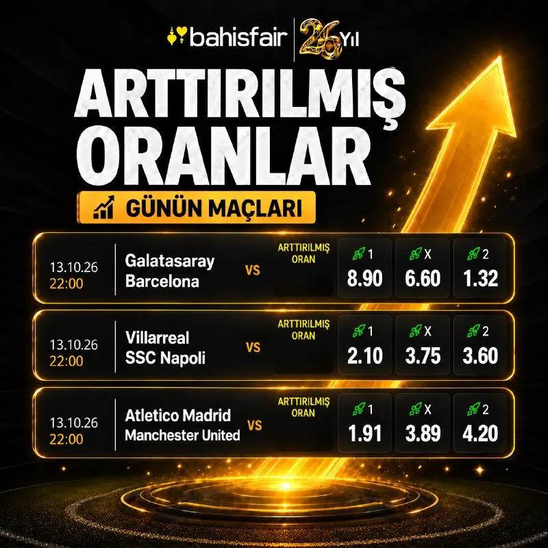 Bahisfair Telegram: ⚡️ ORANLARI YUKARI ÇEKTİK! ⚡️ Kuponunu Hazırla, Günün Karşılaşmalarındaki…