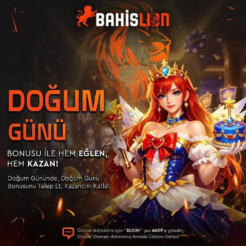 Bahislion Telegram: 💎 Doğum Gününüz Kutlu Olsun ! 🆗 Değerli Üyelerimizin Doğum Gününe Özel Bonus !…