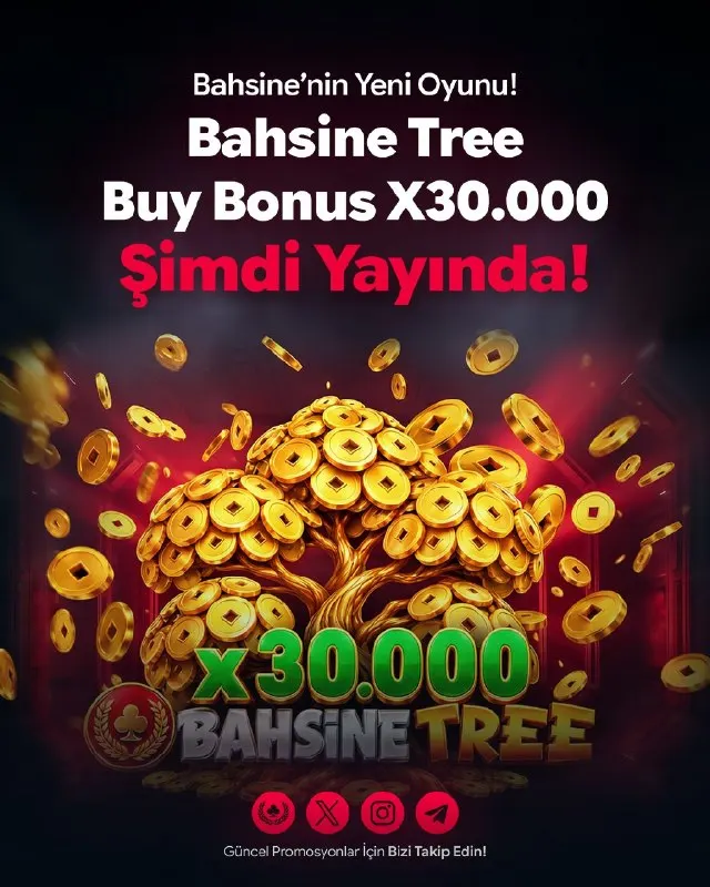 Bahsine Telegram: 🌳✨ BAHSİNE TREE BUY BONUS X30.000 YAYINDA! ✨🌳 🚀 Yepyeni oyunumuz şimdi…