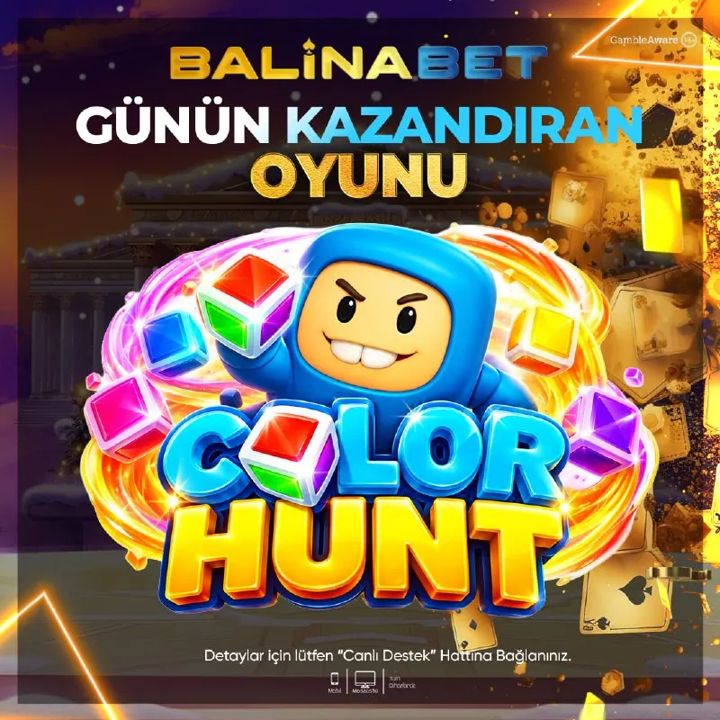 Balinabet Telegram: 👑 Balina’da Günün Kazandıran Oyunu 💸 COLOR HUNT 💸 🐳 Hemen BalinaBet Üyesi Ol…