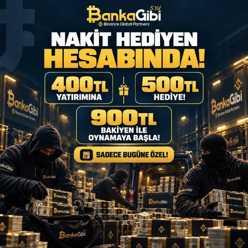 Banka Gibi Telegram: BANKAGİBİ'DE CASINO SOYGUNU BAŞLADI ! 🟡🟡🟡🟡🟡 🟡🟡🟡🟡🟡🟡 🎁400TL Yatırımına 500TL…