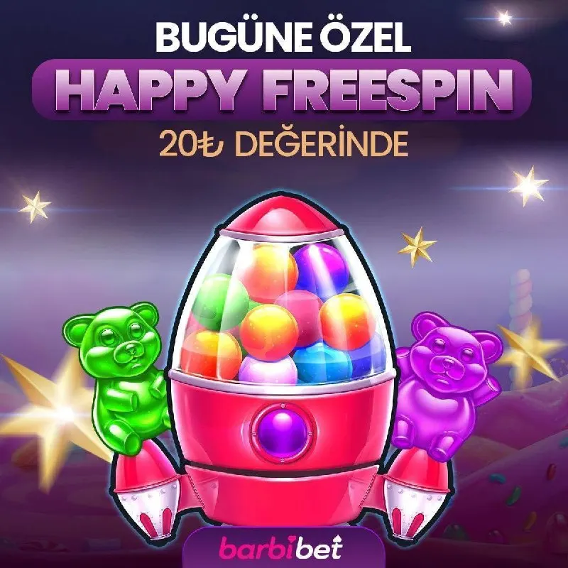 Barbibet Telegram: ✅ #BARBİBET'TE HAPPY HOURS ÇILGINLIĞI BUGÜN 23:59'A KADAR GEÇERLİ! 🍭 SPIN…