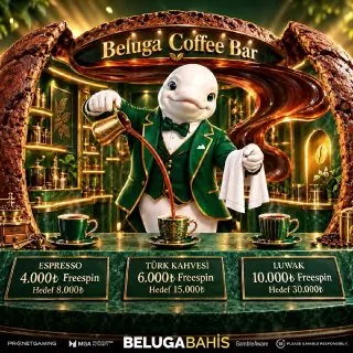 Belugabahis Telegram: 🥳 BELUGA COFFEE BAR! 🤑 Kahve keyfini Beluga Freespin avantajıyla birleştir, bol…