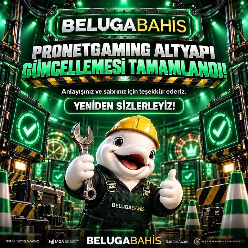 Belugabahis Telegram: 💚 Altyapı Güncellememiz Tamamlandı! 🚀 Daha güçlü altyapı ve daha iyi bir…