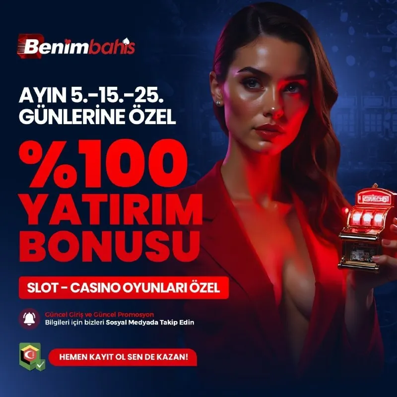 BenimBahis Telegram: 🚨HAYDİ, ŞANSINI KAÇIRMA! YATIR, BONUSUNU İKİYE KATLA❤️🔥 ⏳AYIN 5’İNDE, 15’İNDE…