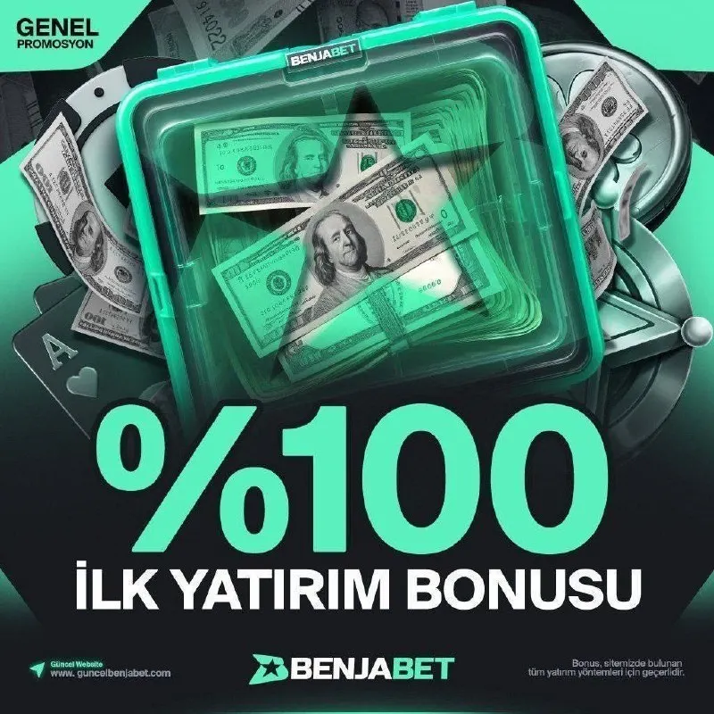 Benjabet Telegram: 💯 İLK YATIRIMA ÖZEL 5000 TL’YE KADAR %100 BONUS! 🤑 İlk yatırım bonusundan elde…