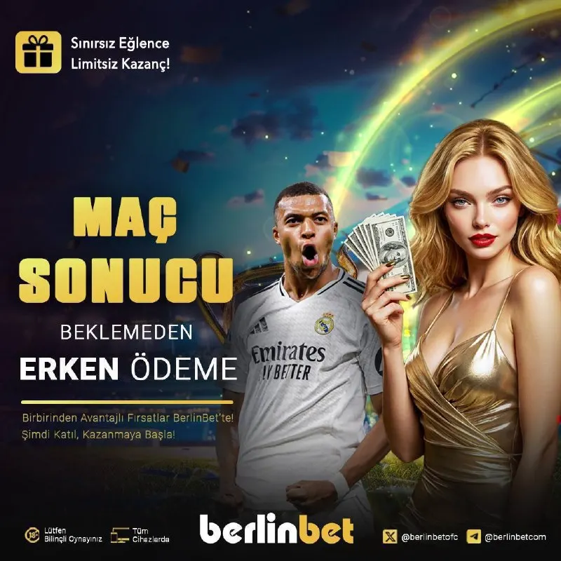 Berlinbet Telegram: ⚽️ SEÇTİĞİNİZ TAKIM 2 GOL ÖNDE İSE, MAÇIN SONUCUNU BEKLEMEYİN! ⚽️ 🎉 Zaten…