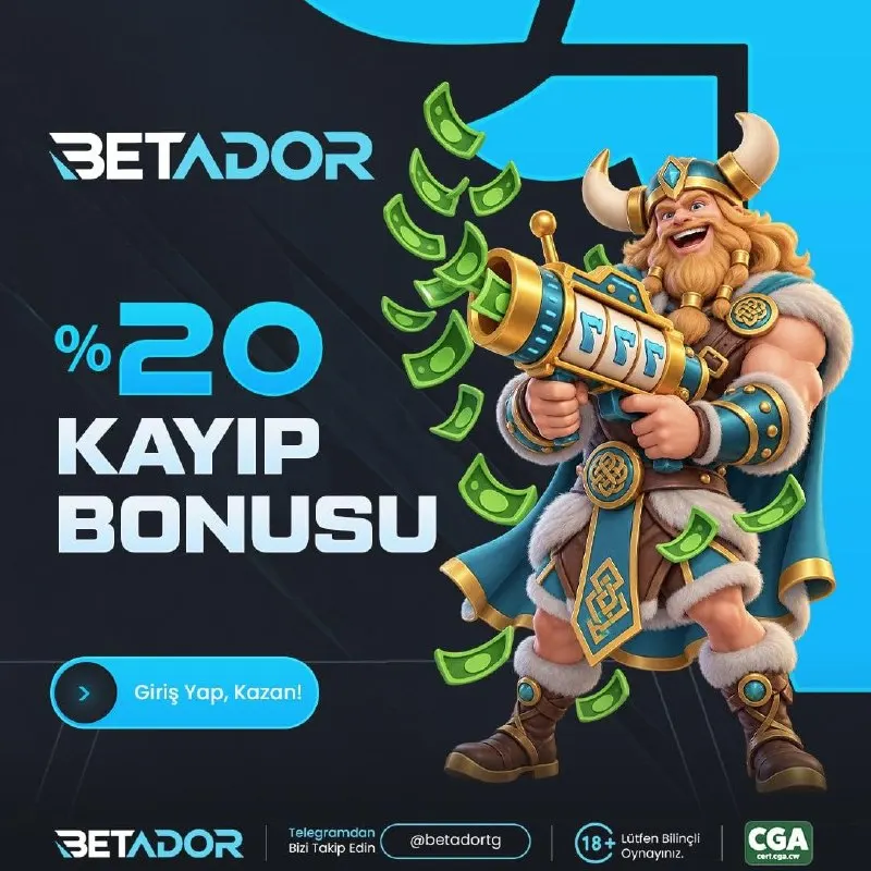 Betador Telegram: 🔥 ANINDA %20 KAYIP BONUSU! 🔥 ⏱️ Kaybettiğin anda bonus hesabında! 🔥 %20 Anlık…