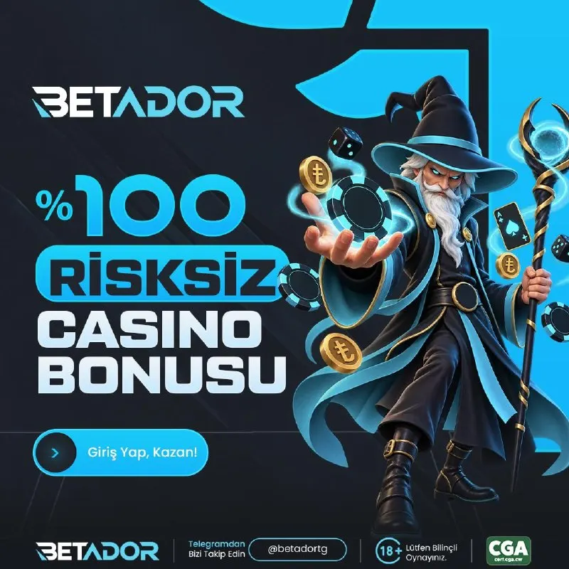 Betador Telegram: 🔥 %100 RİSKSİZ CASINO BONUSU! 🎰 2.000₺ yatırım limitine özel casino bonusuyla…