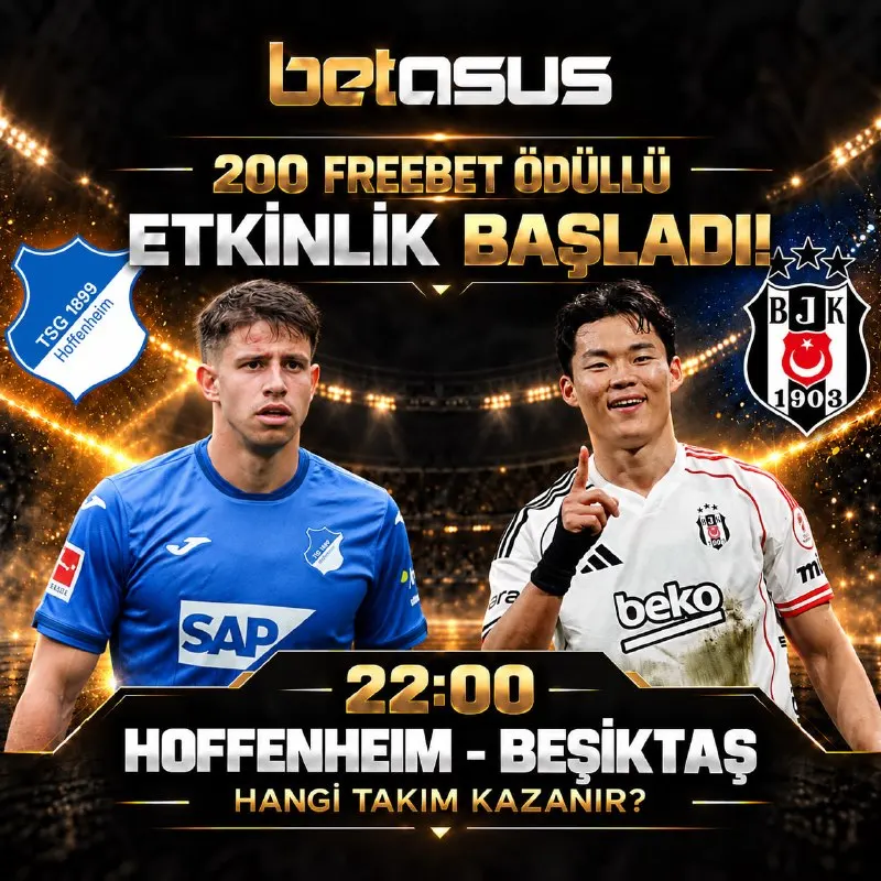 Betasus Telegram: 🏆 200 Freebet Ödüllü Etkinlik Başladı! 🇩🇪-🇹🇷 ❓ Karşılaşmayı Hangi Takım…