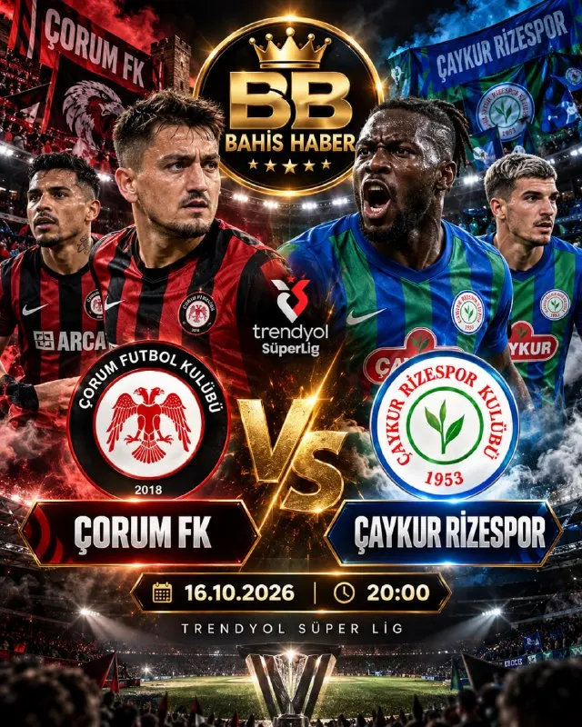 Betbigo Telegram: 🔥⚽️ ANADOLU'DA DEV RANDEVU! ÇORUM FK İLE ÇAYKUR RİZESPOR KARŞI KARŞIYA! 🏆…