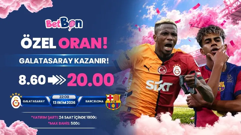 Betbon Telegram: 🎫 BETBON'DA GÜNÜN ŞEKER TADINDA ÖZEL ORANI 🎫 Maçın heyecanı dorukta, kazancın…