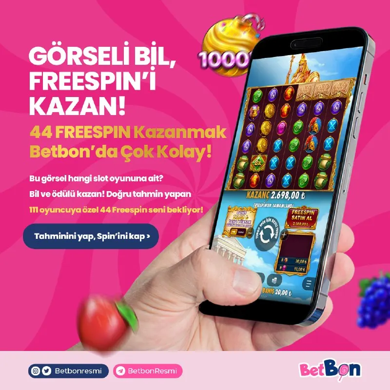 Betbon Telegram: 🖼️ Görseli Bil, Ödülü Kazan! Bugünün görseli hangi slot oyununa ait? Tek hak! 🎁…
