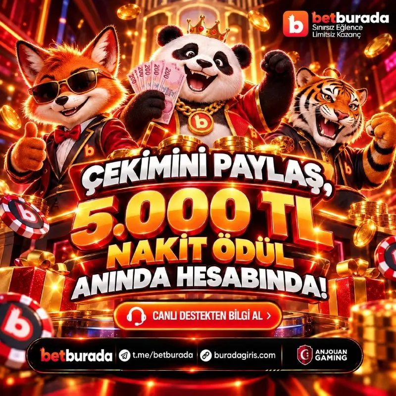 Betburada Telegram: 📸 Çekimini Paylaş, Nakit Ödül Anında Hesabında! 📸 🔥 Çekiminizin ekran…