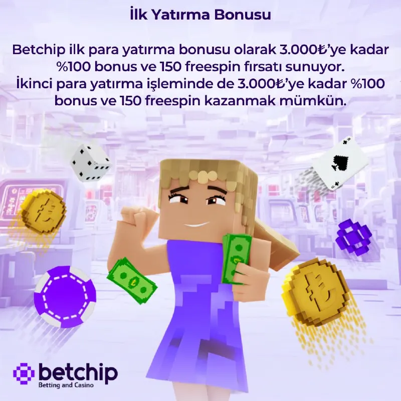 Betchip Telegram: 🎁 Betchip kazandırmaya hız kesmeden devam ediyor! İlk iki yatırımında 3.000…