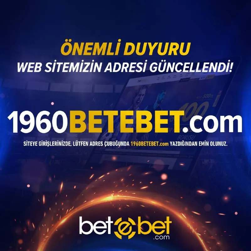 Betebet Telegram: ✉️✉️ Site adresimiz güncellendi! 🔔 Bize artık 1960betebet.com üzerinden erişim…