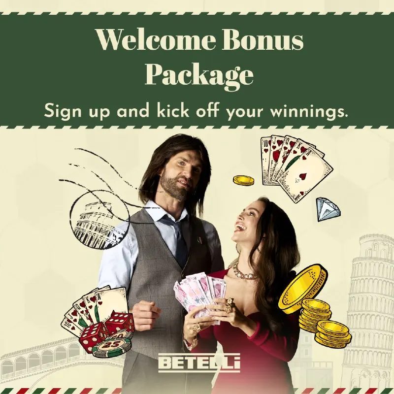 Betelli Telegram: 🎁 Claim your massive Welcome Bonus Package and boost your starting bankroll…
