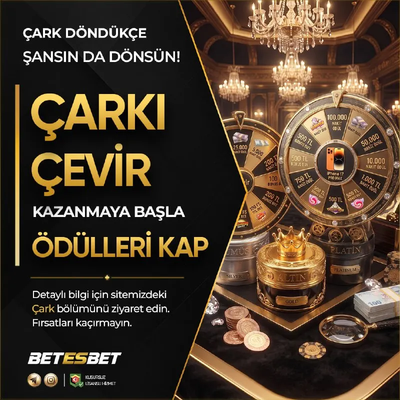 Betesbet Telegram: 🎰 #BETESBET İLE BOŞ YOK ÇARK FIRSATI! 🎰 🎰1.000₺ – 99.999₺ → 1 Adet Betesbet…