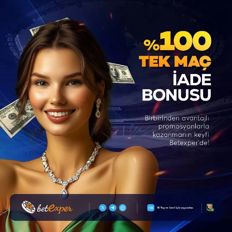 Betexper Telegram: 💰 %100 Tek Maç İade Bonusu Betexper’de! ✅ Tek maç yattı diye moral bozmaya son!…