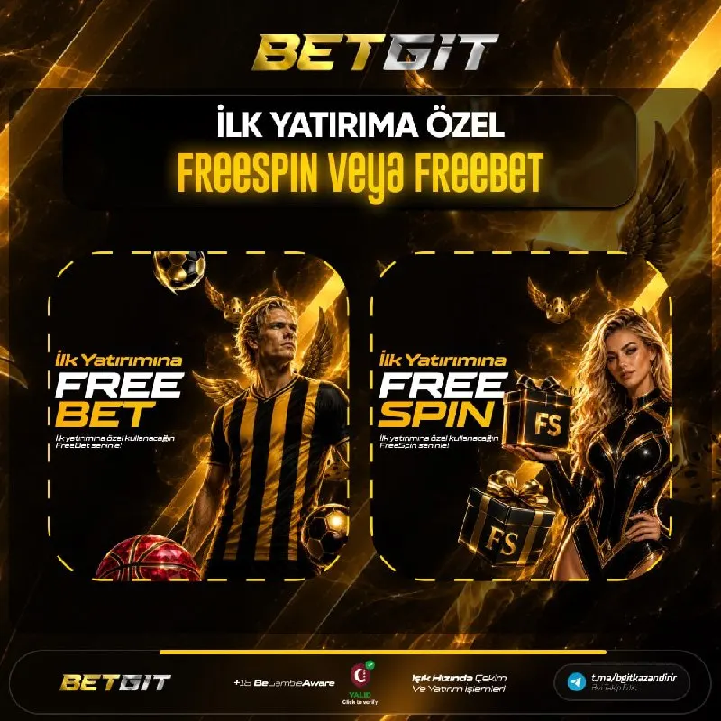Betgit Telegram: İLK YATIRIMA ÖZEL KAZANÇ SINIRSIZ FREEBET & FREESPİN 🎰 Slot Alanında Geçerli…