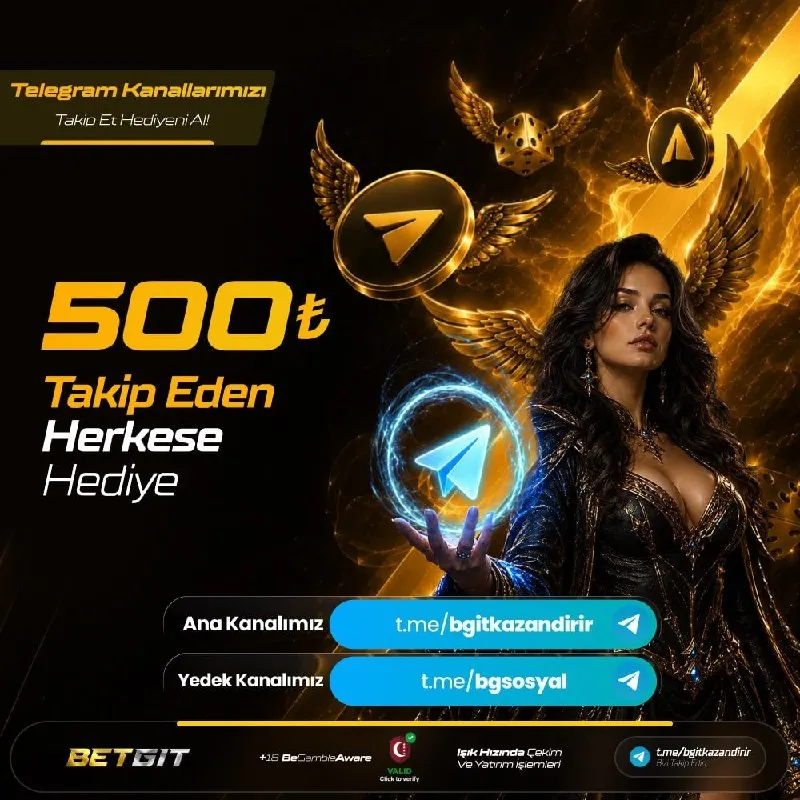 Betgit Telegram: ♠️♠️♠️♠️ 🤖 KazanGit_Bot üzerinden kayıt olup Telegram kanallarımızı en az 10…