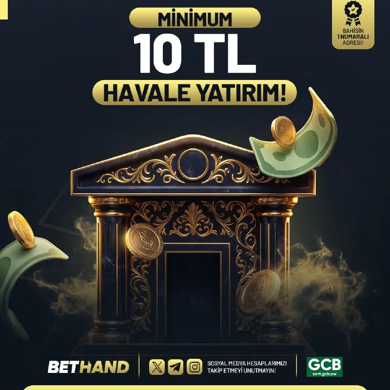 Bethand Telegram: 😍😍😍😍😍😍 ile Büyük Kazançlar Seni Bekliyor 👑 VIPPAY Havale İle ⚠️Min. 🔢🔢 ₺…