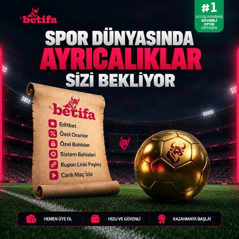 Betifa Telegram: 📣 Sporun ritmi değişiyor, heyecan şimdi başlıyor! ⚽️ Betifa’nın spor dünyasına…