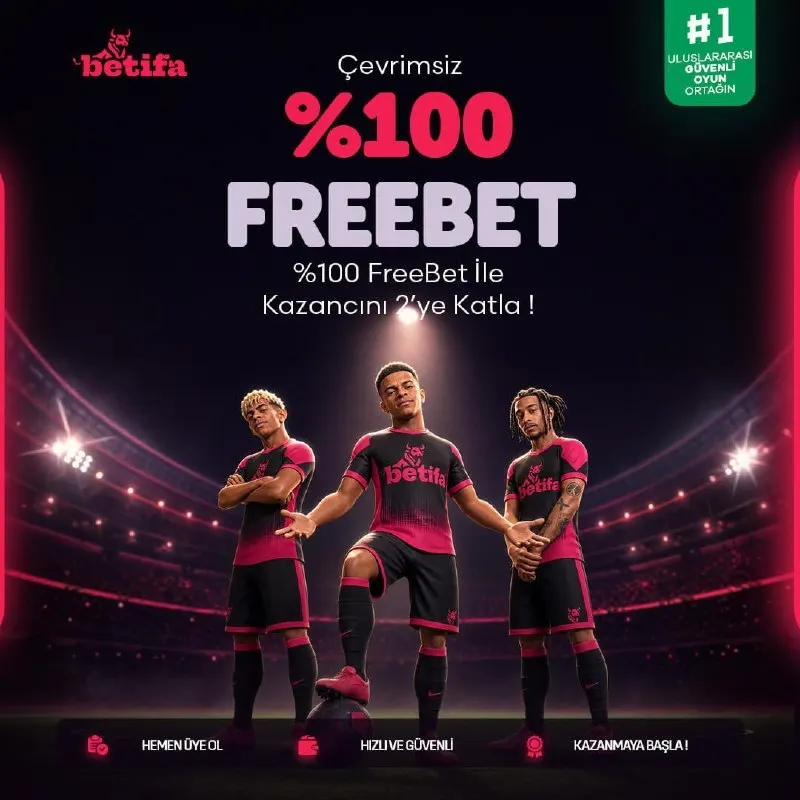 Betifa Telegram: 🏆 SPORUN HEYECANI, FREEBETİN GÜCÜ BETİFA'DA! 🎯 Salı & Perşembe — Freebet…