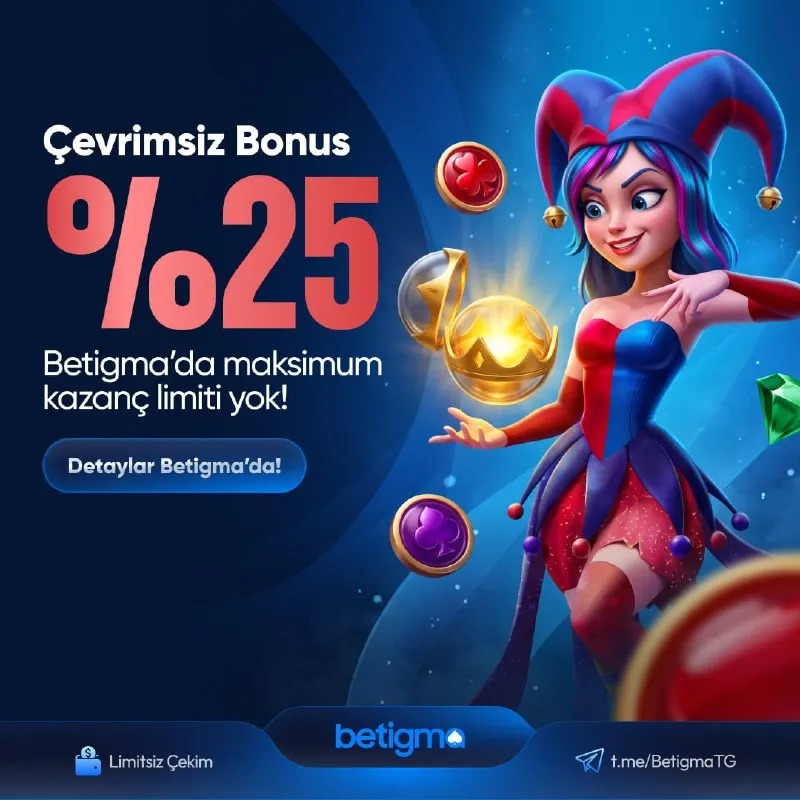 Betigma Telegram: 🔣2️⃣5️⃣ 🔠🔠🔠🔠🔠🔠🔠🔠🔠 🔠🔠🔠🔠🔠 🔣Her yatırımında %25 ekstra bonus kazan! 🔣Maksimum…