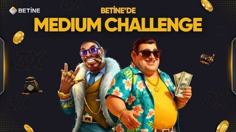 Betine Telegram: 🎁2 Kat Kazanma Zamanı! 🎁 ▪️ 1.000₺ → 4.000₺ → 8.000₺ Çek! ➡ Medium challenge…